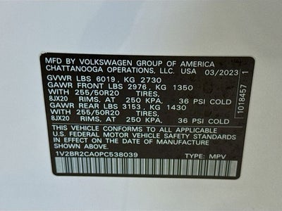 2023 Volkswagen Atlas SEL