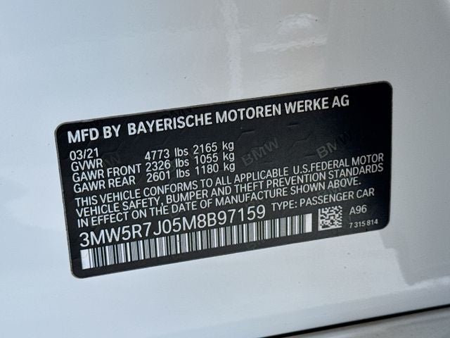 2021 BMW 3 Series 330i xDrive