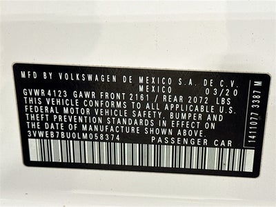 2020 Volkswagen Jetta SEL