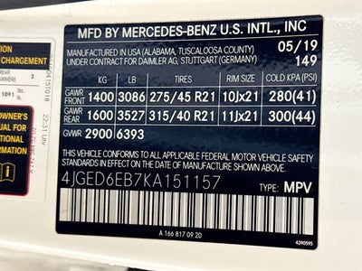 2019 Mercedes-Benz GLE GLE 43 AMG® 4MATIC®