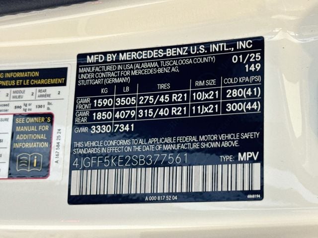 2025 Mercedes-Benz GLS GLS 450 4MATIC®