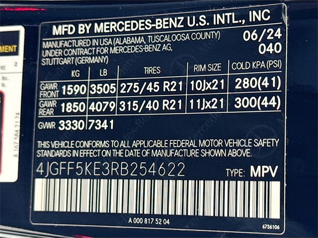 2024 Mercedes-Benz GLS GLS 450 4MATIC®