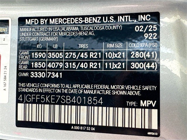 2025 Mercedes-Benz GLS GLS 450 4MATIC®