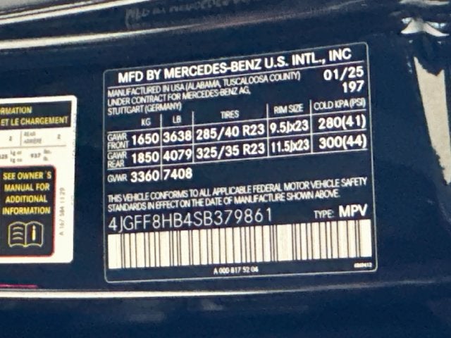 2025 Mercedes-Benz GLS Maybach GLS 600 4MATIC®