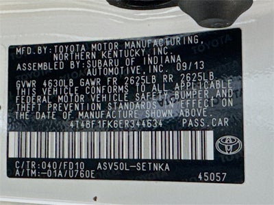 2014 Toyota Camry LE