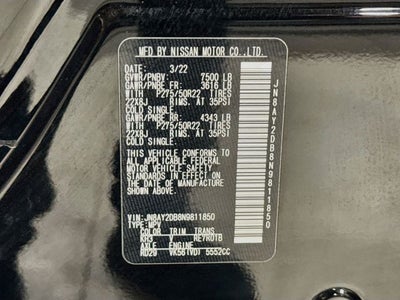 2022 Nissan Armada Platinum