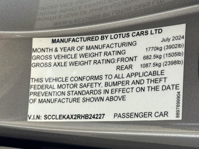 2024 Lotus Emira V6