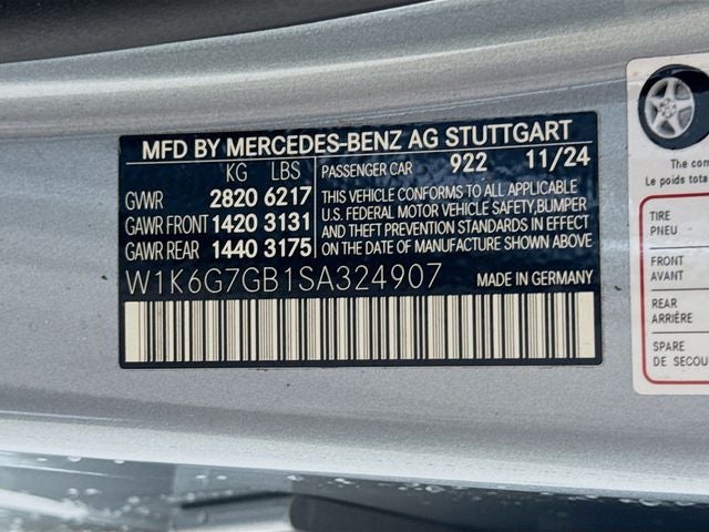 2025 Mercedes-Benz S-Class S 580 4MATIC®