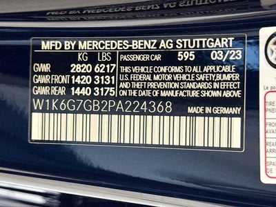 2023 Mercedes-Benz S-Class S 580 4MATIC®
