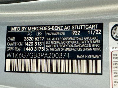2023 Mercedes-Benz S-Class S 580 4MATIC®