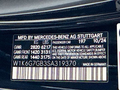 2025 Mercedes-Benz S-Class S 580 4MATIC®