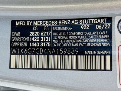 2022 Mercedes-Benz S-Class S 580 4MATIC®