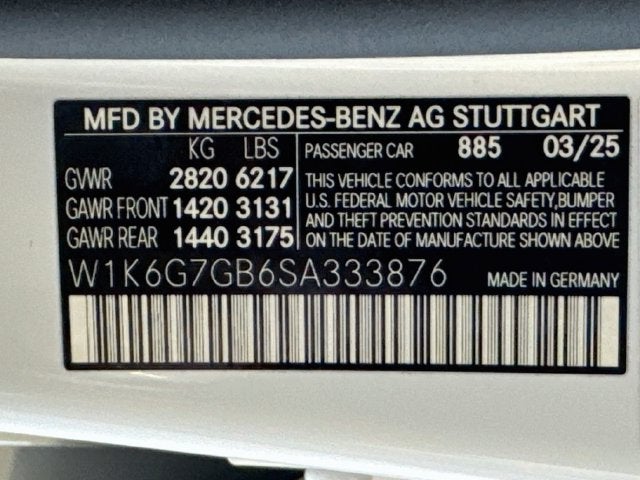2025 Mercedes-Benz S-Class S 580 4MATIC®