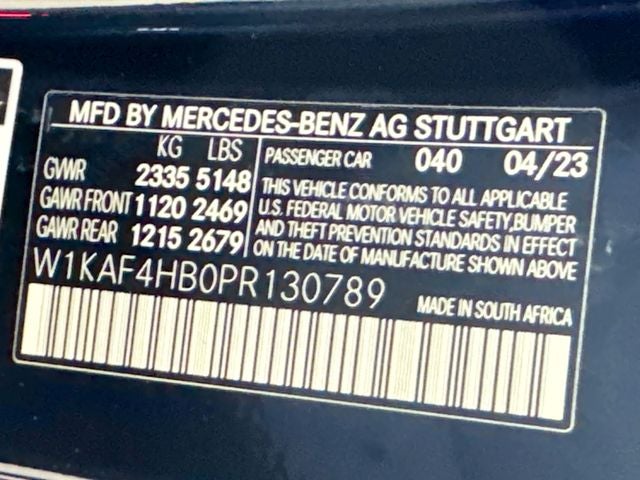 2023 Mercedes-Benz C-Class C 300 4MATIC®
