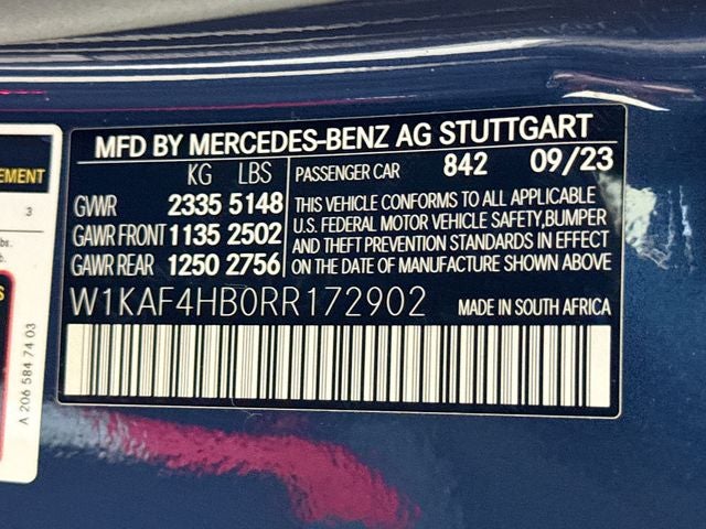 2024 Mercedes-Benz C-Class C 300 4MATIC®