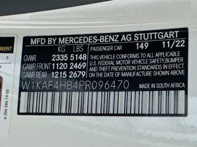 2023 Mercedes-Benz C-Class C 300 4MATIC®