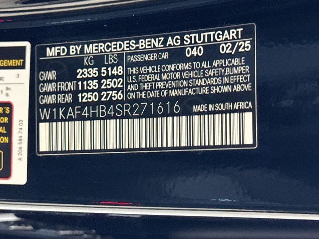 2025 Mercedes-Benz C-Class C 300 4MATIC®