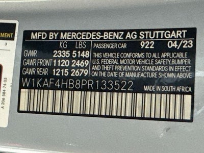 2023 Mercedes-Benz C-Class C 300 4MATIC®