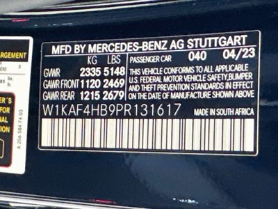 2023 Mercedes-Benz C-Class C 300 4MATIC®