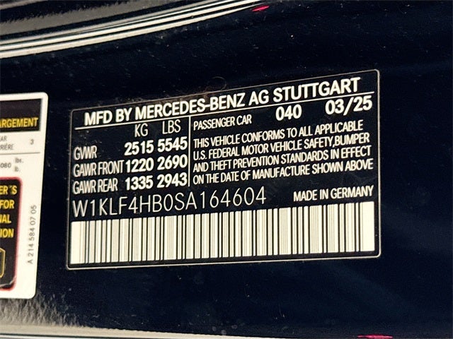 2025 Mercedes-Benz E-Class E 350 4MATIC®