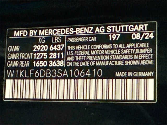 2025 Mercedes-Benz E-Class E 53 AMG® 4MATIC®