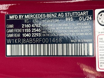 2024 Mercedes-Benz AMG® GT Base 4MATIC®