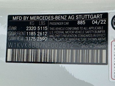 2022 Mercedes-Benz SL-Class SL 63 AMG® 4MATIC®