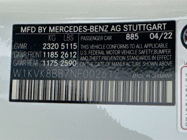 2022 Mercedes-Benz SL-Class SL 63 AMG® 4MATIC®