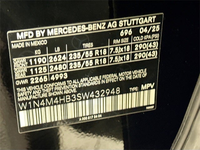 2025 Mercedes-Benz GLB GLB 250 4MATIC®