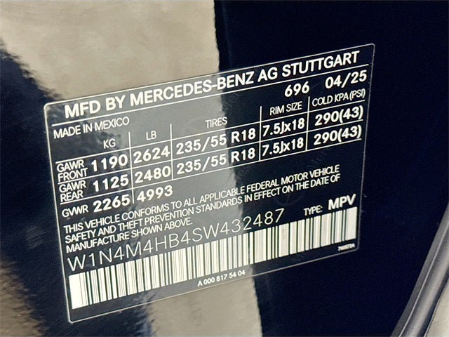 2025 Mercedes-Benz GLB GLB 250 4MATIC®