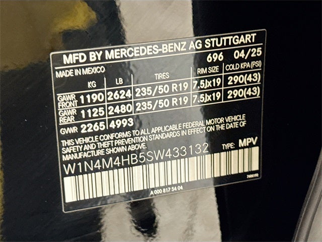 2025 Mercedes-Benz GLB GLB 250 4MATIC®