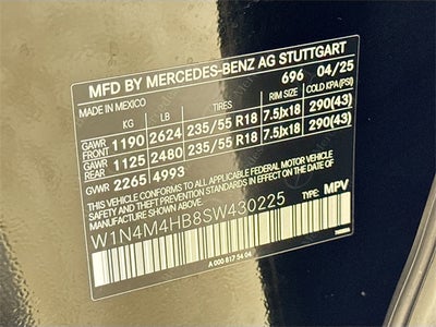 2025 Mercedes-Benz GLB GLB 250 4MATIC®