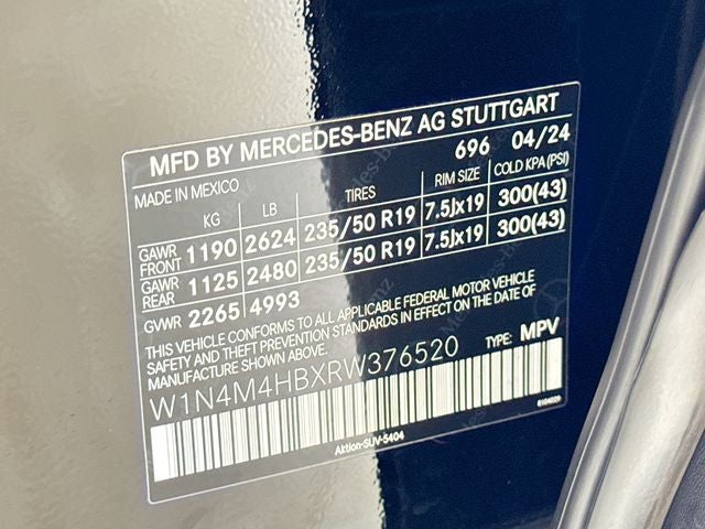 2024 Mercedes-Benz GLB GLB 250 4MATIC®