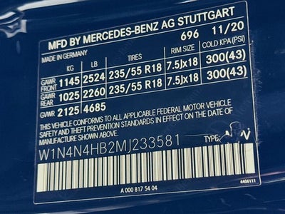 2021 Mercedes-Benz GLA GLA 250 4MATIC®
