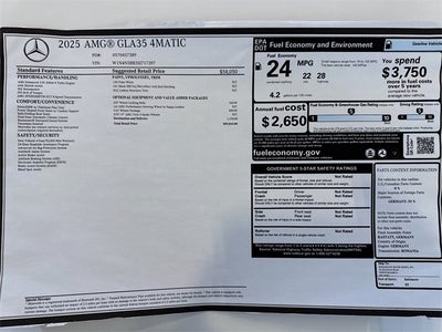 2025 Mercedes-Benz GLA GLA 35 AMG® 4MATIC®