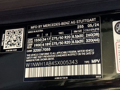 2025 Mercedes-Benz G-Class G 550 4MATIC®