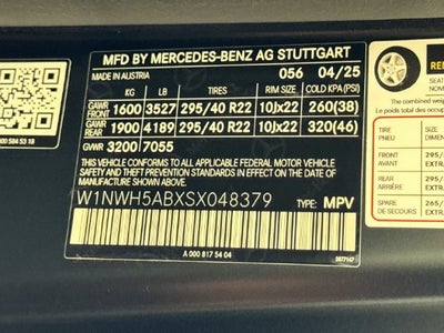 2025 Mercedes-Benz G-Class G 63 AMG® 4MATIC®