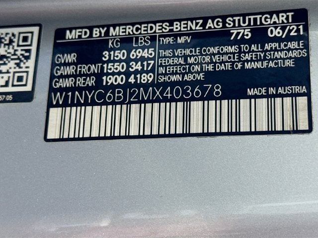 2021 Mercedes-Benz G-Class G 550 4MATIC®