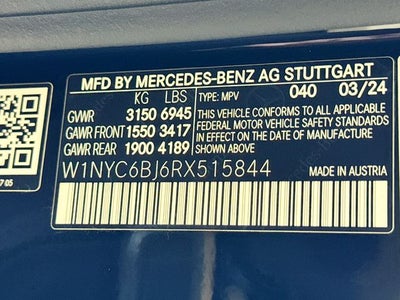 2024 Mercedes-Benz G-Class G 550 4MATIC®