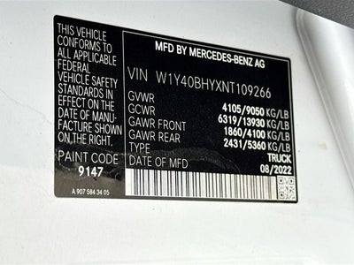 2022 Mercedes-Benz Sprinter 2500 Cargo 144 WB