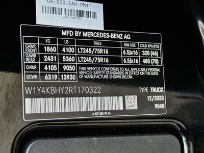 2024 Mercedes-Benz Sprinter 2500 Cargo 144 WB