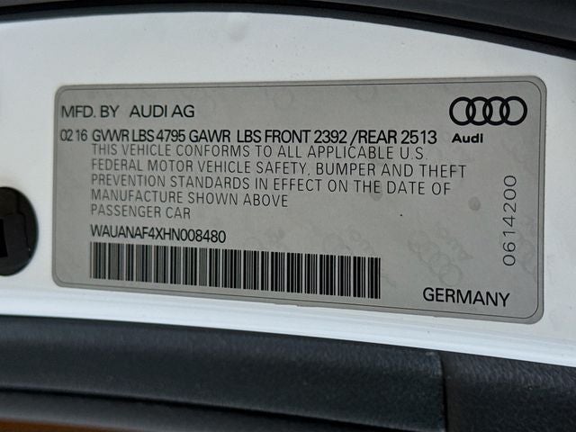 2017 Audi A4 2.0T Premium quattro