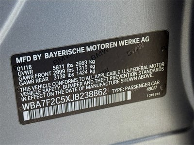 2018 BMW 7 Series 750i xDrive