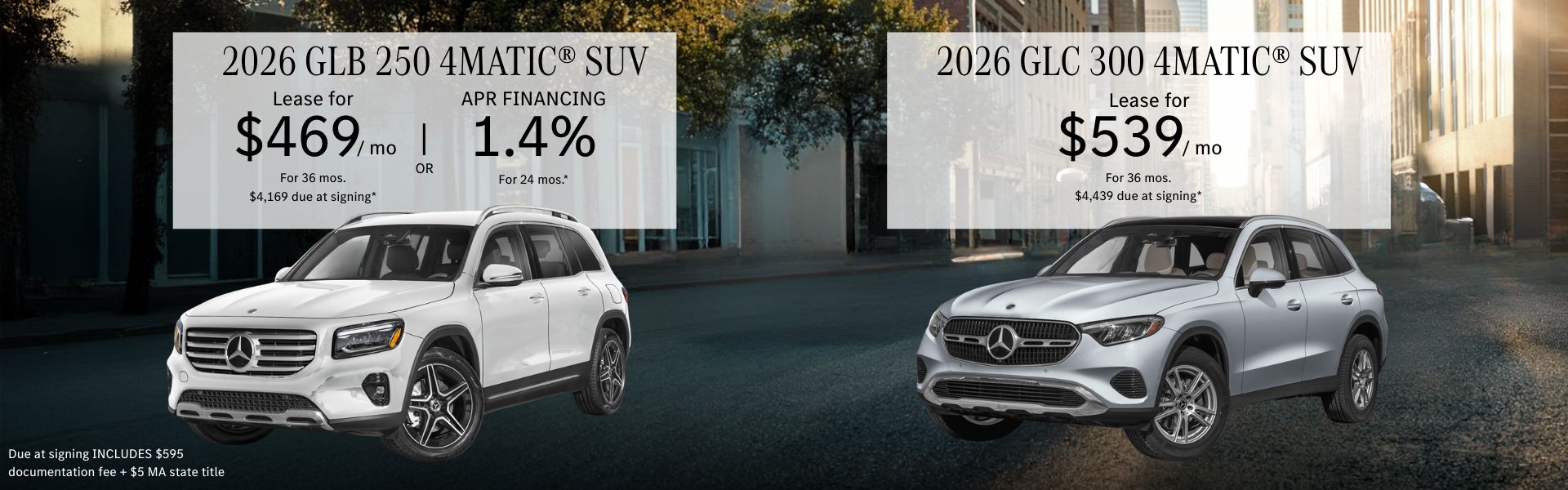 Current Mercedes-Benz Lease Offers