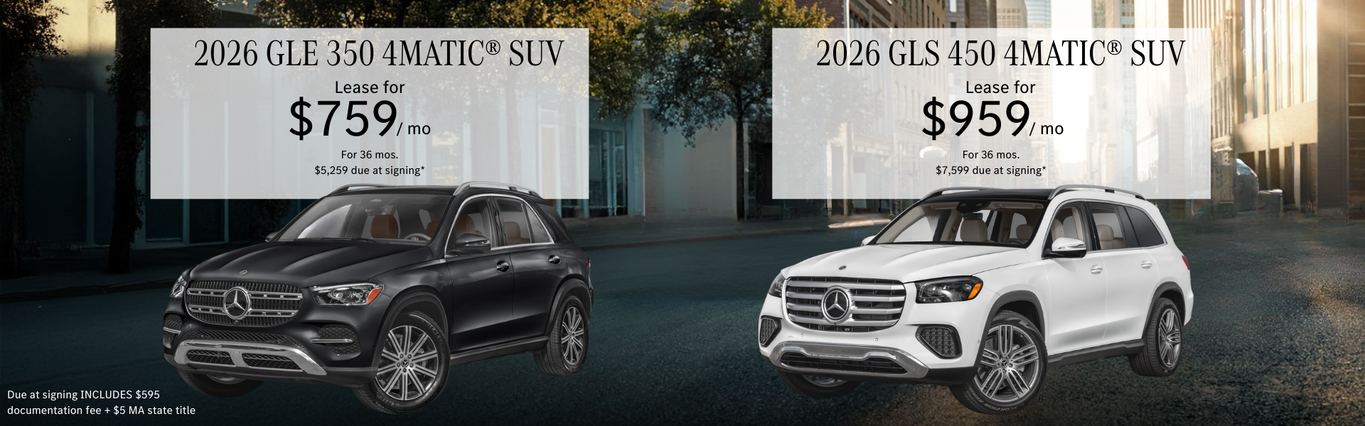 Current Mercedes-Benz Lease Offers