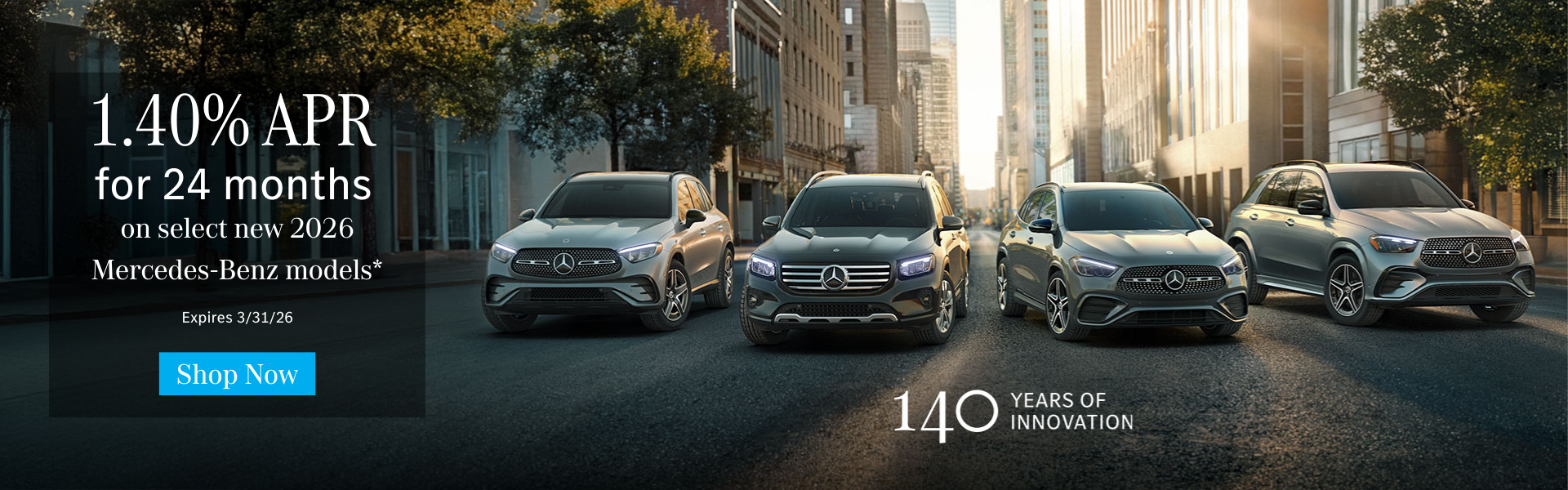 Mercedes-Benz 1.40% APR Offer