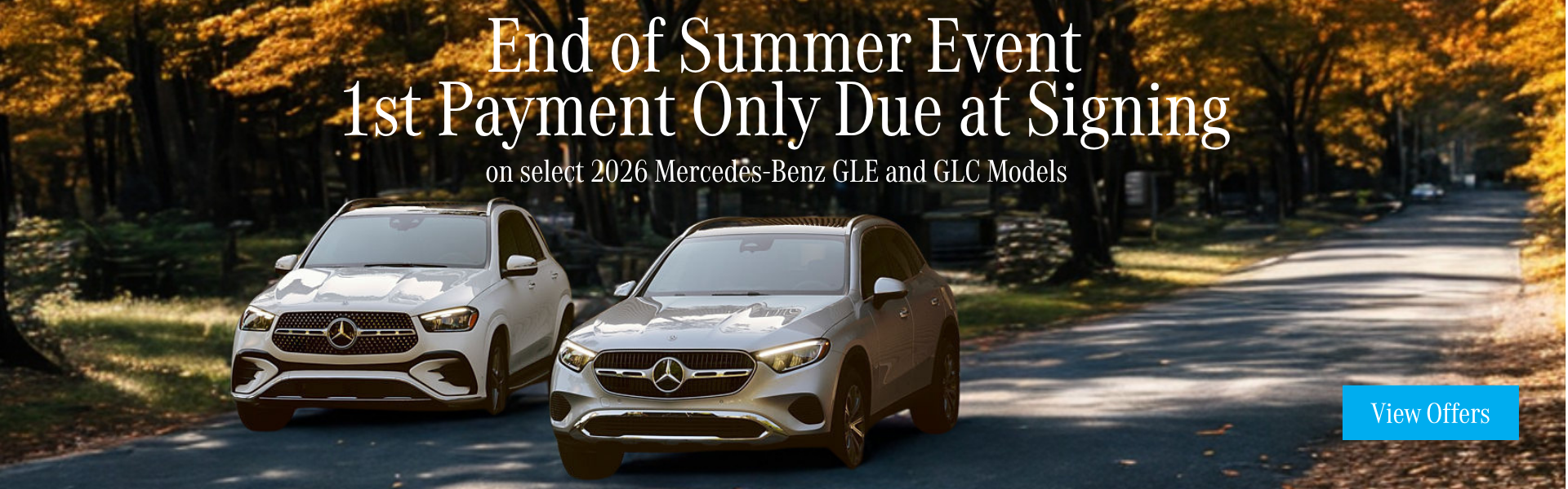 Mercedes-Benz GLC & GLE Specials