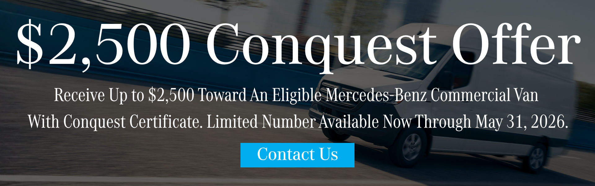 $2,500 Conquest 