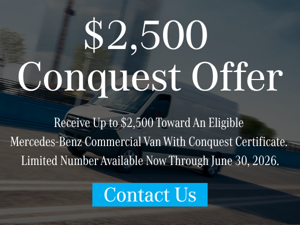 Mercedes-Benz Van Conquest Offer
