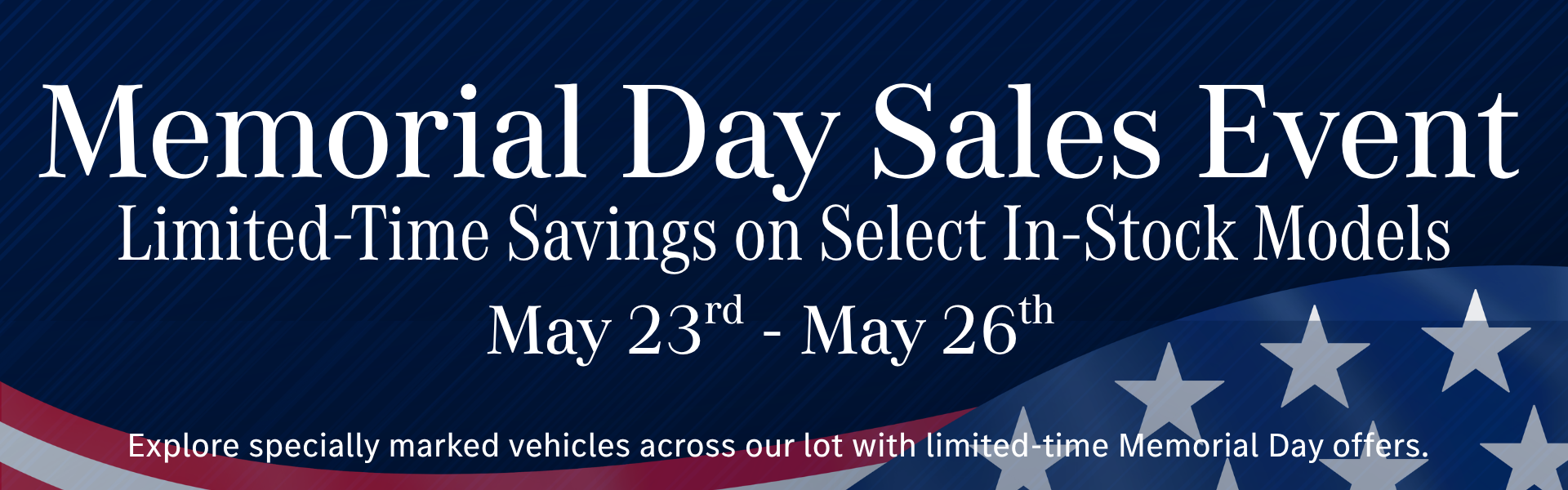 Mercedes-Benz Memorial Day Event